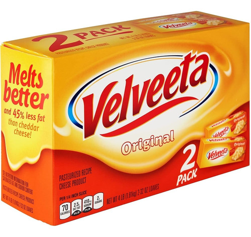 Velveeta Queso Original Americano 2 Pack 907g 