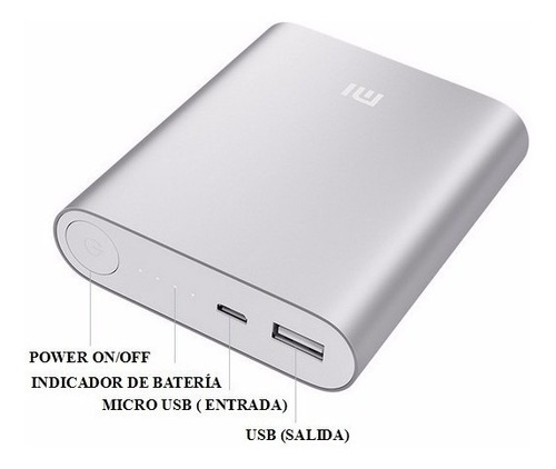 Cargador Portatil Power Bank 10400 Mah Xiaomi Original