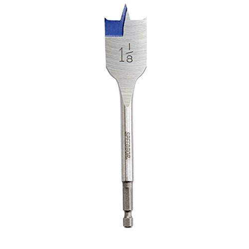 Irwin Speedbor Blue Groove Spade Bit, 1-1 / 8 &quot;