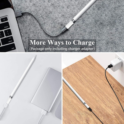 Imagen 4 de 4 de Adaptador De Carga Compatible Con Lapiz iPad Apple