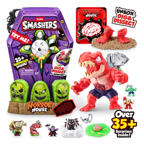 Interactive Toy Zuru Smashers Mega Horror House Black