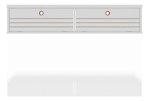 Escritorio Flotante Moderno Para Oficina En Casa, 107cm, Bla