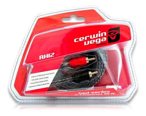 Cable Rca Cerwin Vega Rh12 2 Canales Hed 12 Ft = 3 Mts Macho