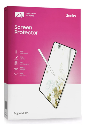 Mica Mate Pet T/ Papel Benks Para iPad Pro 11 M2 2022 4gen