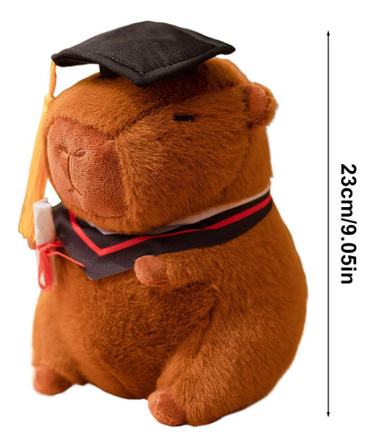 Juguete Capybara Relleno Capybara Graduación Capybara Doll T