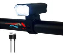 Comprar Luz Led Frontal Bicicleta Atom 900 Lumenes  