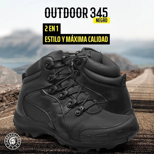 Bota Masherland® 345 Black | Cuotas sin interés