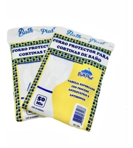 Imagen 6 de 8 de Cortina De Baño Premium Estampada + Protector + Ganchos.