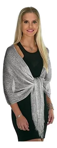 Chales Y Chales Shineglitz Para Vestidos De Noche, Chales Me