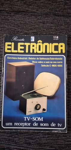 Revista Eletrônica N° 118 - Editora Saber - 07/1982. (Usado)