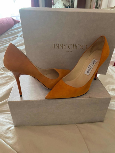 Zapatos Jimmy Choo Color Naranja Estiletos