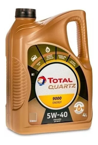 Aceite 5w-40 Total Quartz 9000 Energy 4 Lts
