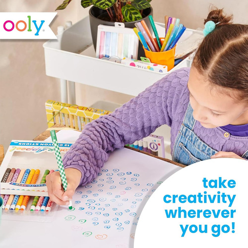 Ooly Color Appeel Crayon Sticks, Juego De 12 Crayones Pelabl