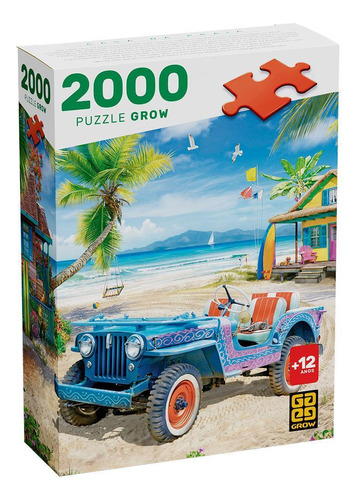 Puzzle 2000 Peças Casa Na Praia