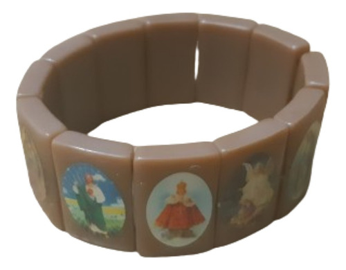 Brazalete Elastizado Con Imágenes De Santos Cristianos