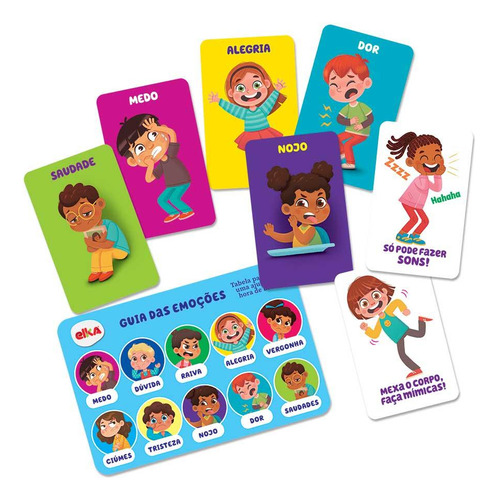 Que Emoção! Jogo De Expressões Divertidas Elka Pedagogico Ps