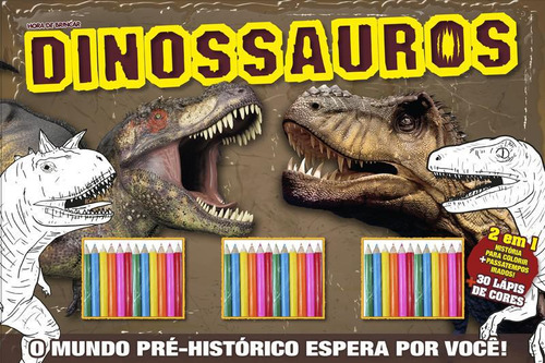 Livro Hora De Brincar - Colorir E Passatempos - Dinossauros