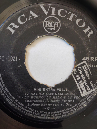 Vinilo Single De  Mini Extra --  Vol 1 ( U88