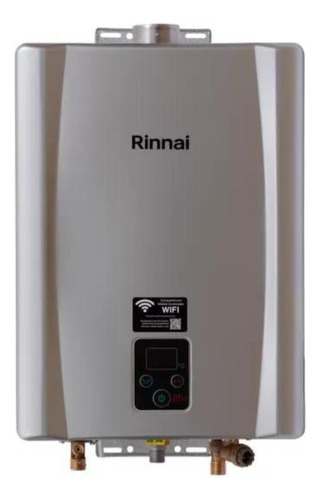 Aquecedor Agua A Gás Rinnai Digital Glp 17 Litros E171 Prata