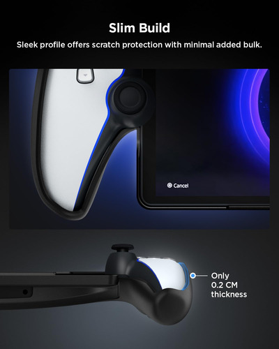 Capa Spigen Thin Fit Para O Reprodutor Remoto Playstation Po
