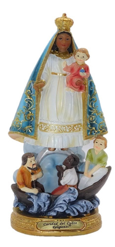 Virgen Caridad Del Cobre 20cm  532-33694  Religiozzi