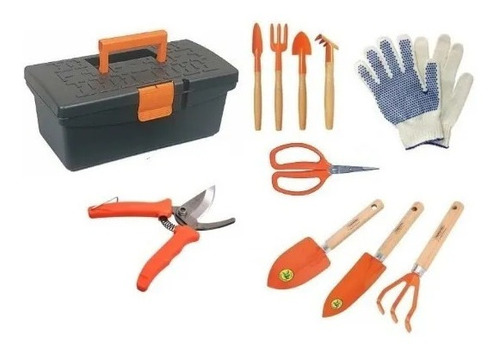 Kit Set 2 En 1 Juego De Jardin Para Jardineria Y Suculentas 