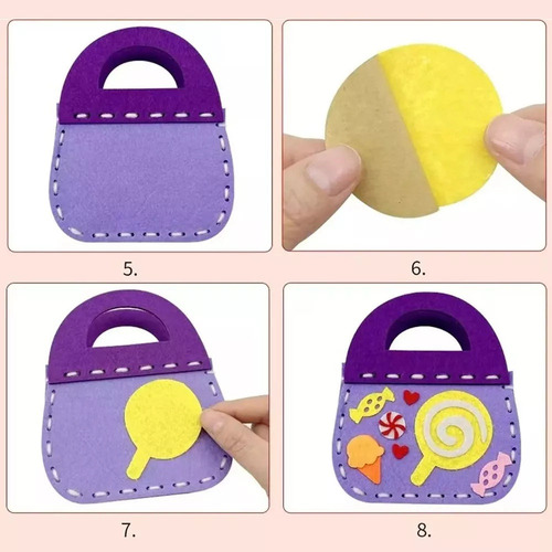 Yo New T Kit De Costura De Bolsas Toy 14 Bolsas Montessori