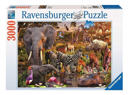 Puzzle Ravensburger 3000 Piezas Animales Africanos 170371
