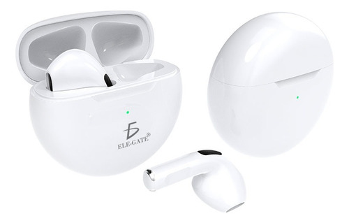 Auriculares Inalámbricos J6 Tws Con Bluetooth 5.1 Ear.bt.j6 Color Blanco