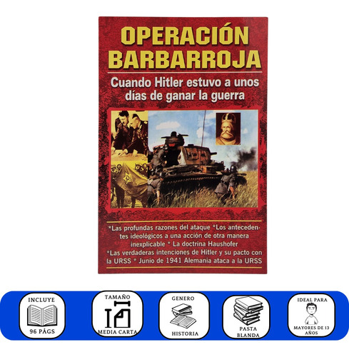 Operación Barbaroja - Ediciones Viman - Pasta Blanda