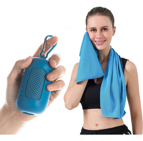 Toalla Transpirable Refrescante Con Caja Gimnasio Deporte
