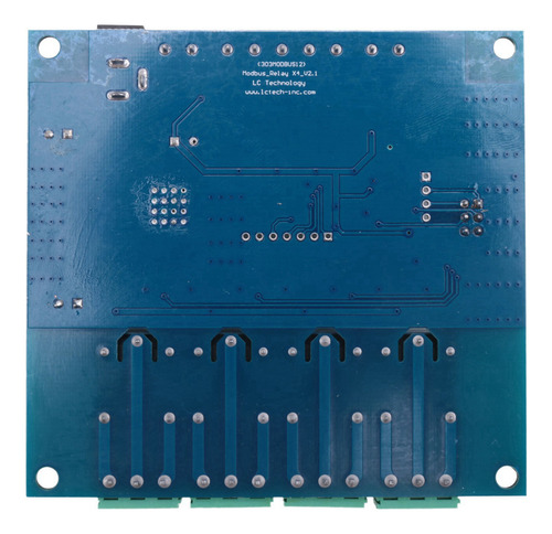 2 Entradas De Módulo De Relé Modbus Rtu De 4 Canales 485 Ttl