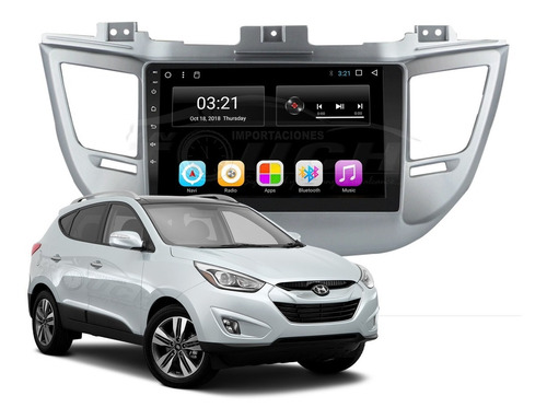 Auto Radio Android Hyundai Tucson 2015-2017 2gb + 32gb