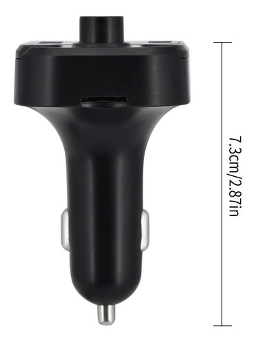 Imagen 3 de 10 de Receptor Bluetooth Autos Transmisor Fm Mp3 Carga Rapida Usb