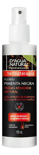  Fluido Corporal De Pimenta Negra 190ml D'agua Natural