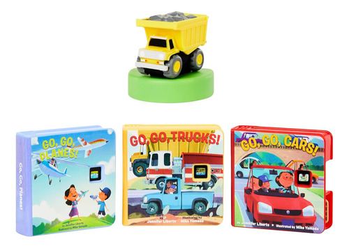 Máquina De Cuentos Con Vehículos Y Libros Para Niños Desde 3