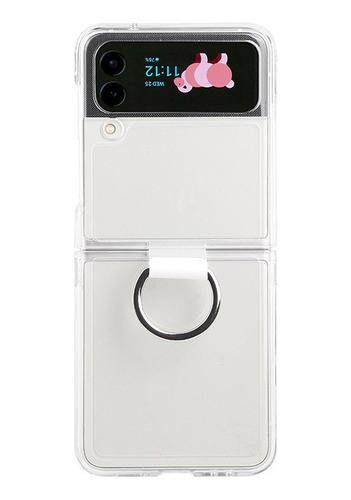 Caja Transparente Del Teléfono Del Anillo Para Samsungzflip4