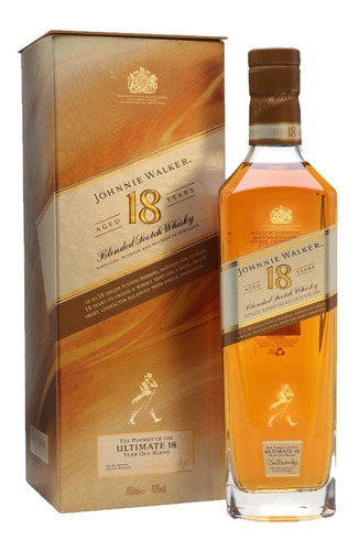 Whisky Johnnie Walker 18 Años 750ml. - Envíos