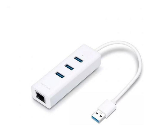 Imagen 2 de 7 de Adaptador Usb A Rj45 Ethernet Giga Tp-link Ue330 + 3 Usb Hub