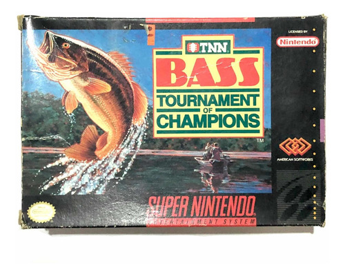 Tnn Bass Tournament Champions - Caja Original Super Nintendo