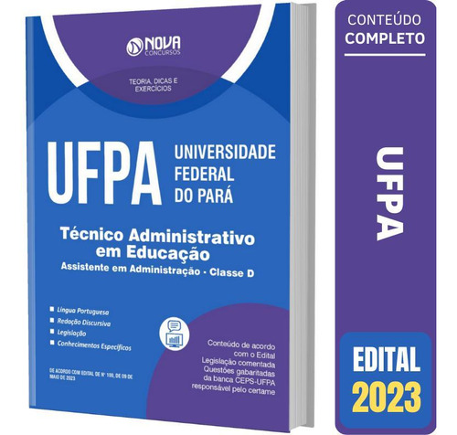 Apostila Ufpa - Assistente Em Administração - Classe D