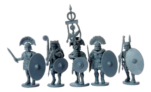 Cartela C/ 3 Miniaturas Early Imp Roman Auxiliary Command
