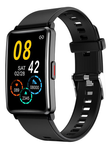 Reloj Smartwatch Hifuture Futurefit Evo 1.57 Hd Color De La Malla Negro