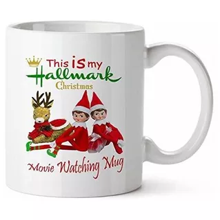 Christmas Movie Watching Mug Funny Elf Coffee Cup Birt...