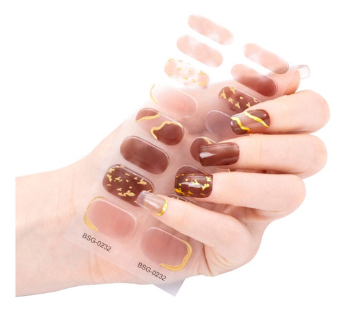 Pegatinas De Esmalte De Uñas De Gel Curado (bsg232), Diseño