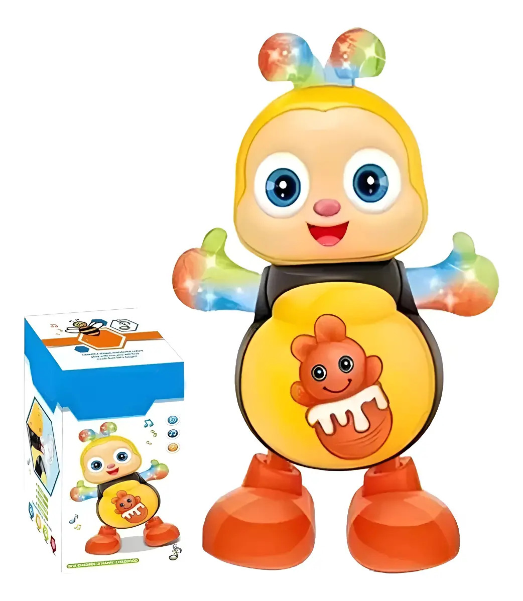 Abeja Danzante Eléctrica Interactúe Musical For Niño Juguete Color Amarillo