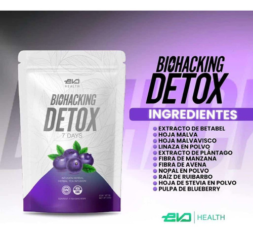 Evo Health Biohacking Detox Infusión Herbal 7 Días