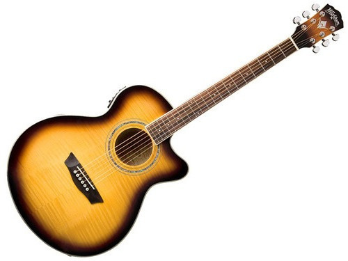 Guitarra Electroacustica Washburn Ea15 C/ Afiinador Prm