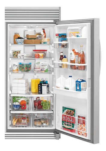 Refrigerador Whirlpool WSR57R18DM color acero inoxidable monocromático con capacidad de 510L