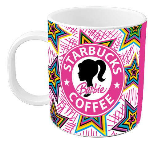 Taza Barbie Starbucks Coffe Plastico